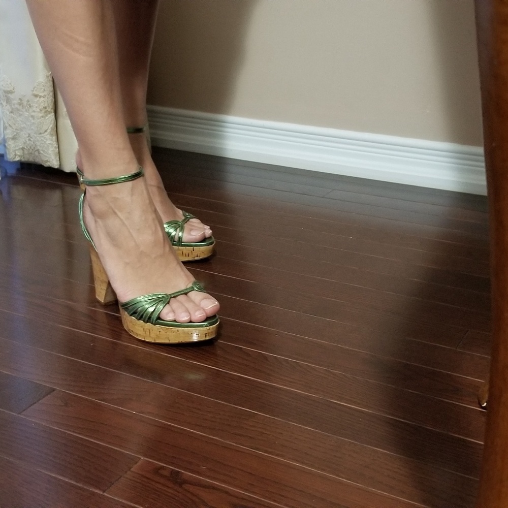 Christian Dior authentic women's wedges shoes